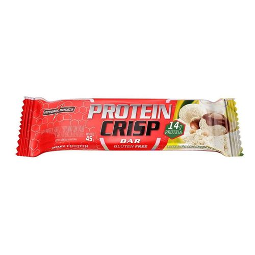 Barra de Proteína Crisp Bar - Leite Ninho / Creme de Avelã 45g