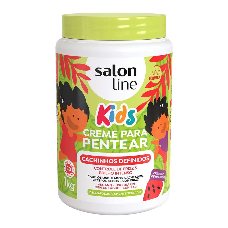 Creme de Pentear Kids Cachinhos Definidos - Salon Line 1kg