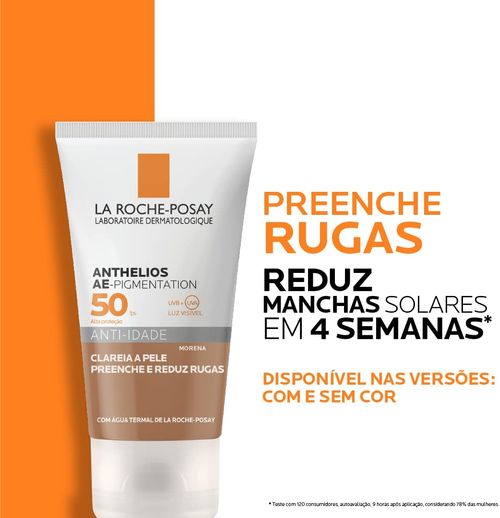 Protetor Solar Facial Anthelios AE Cor Morena FPS50 - 40g