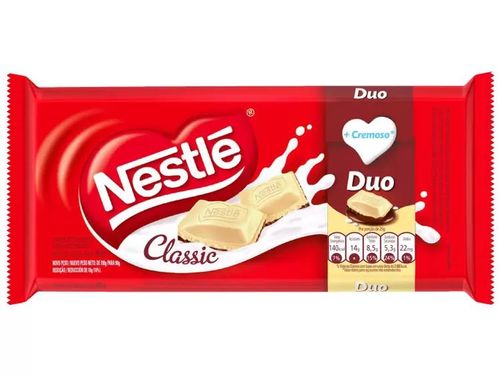 Barra de Chocolate Duo Classic Nestle - 80g