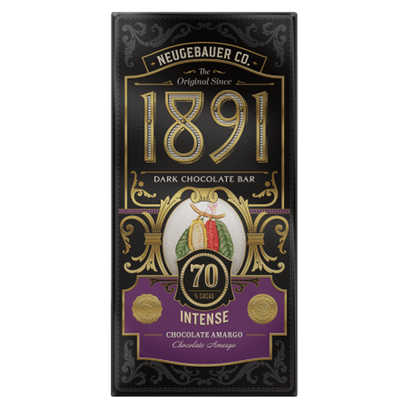Barra de Chocolate 1891 - 70% Cacau Intense