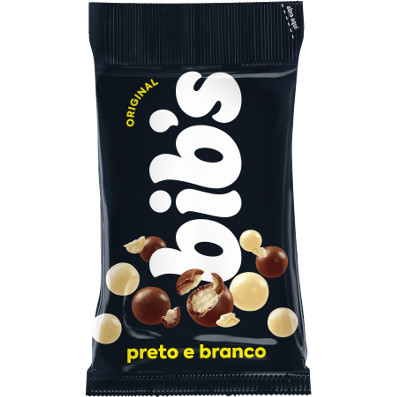 Chocolate Bib's Preto e Branco - 40g
