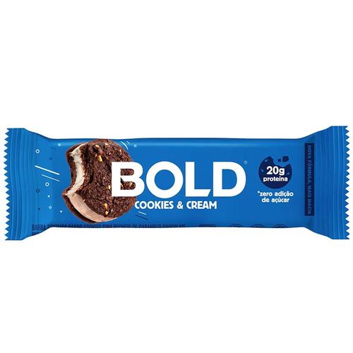 Barra de Proteína Bold - Cookies Cream 60g
