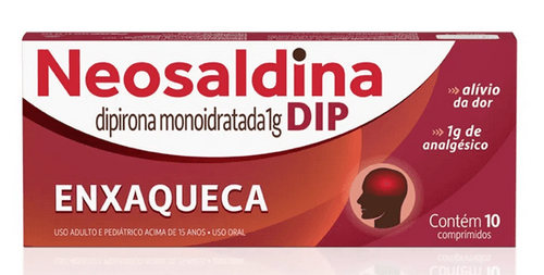 Neosaldina Dip 1g com 10 Comprimidos - Hypera