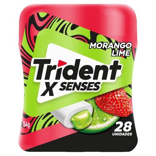 Chiclete Trident Xsense Morango