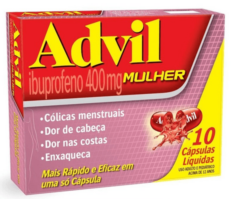 Advil Mulher 400mg com 10 Cápsulas - GSK