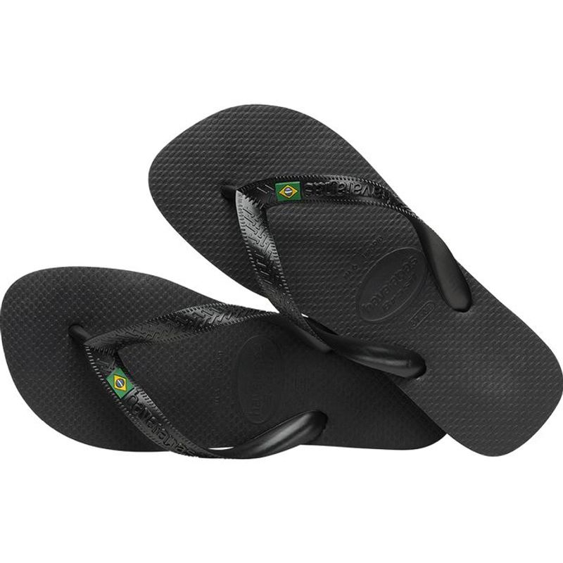 Chinelo Havaianas Brasil Preto - 41/42