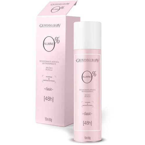 Desodorante Aerosol Giovanna Baby 0% Alumínio Classic - 150ml