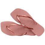 Chinelo Havaianas Slim Square Rosa Crocus - 35/36