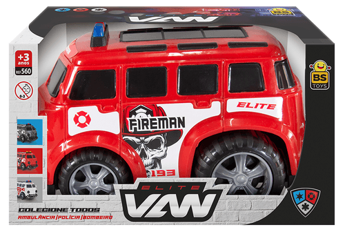 Carro Elite Van Polícia/Resgate/Ambulância - Bs Toys