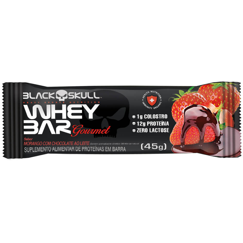 Barra De Proteína Whey Morango E Chocolate 45g 3192