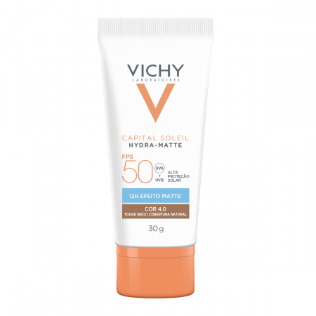 Protetor Solar Capital Soleil Hydra-Matte Vichy FPS 50 Cor 4.0 - 30g
