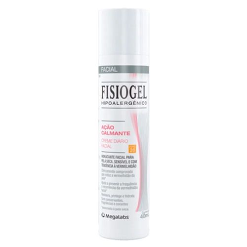 Creme Facial Fisiogel Ação Calmante FPS20 - 40ml