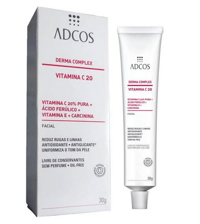 Creme Anti-Idade Adcos Derma Complex Vitamina C - 30g