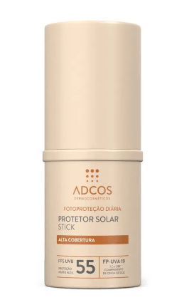 Protetor Solar Adcos Base Stick Bege FPS55 - 17g