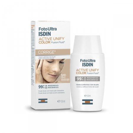 Protetor Solar Facial Isdin Active Unify Color FPS 99 - 50ml