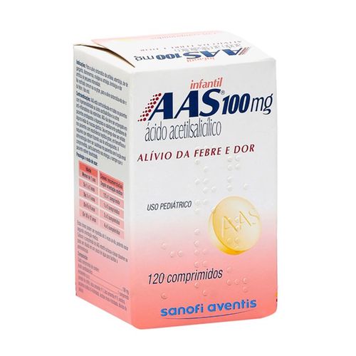 AAS Infantil 100mg com 120 Comprimidos - Hypera