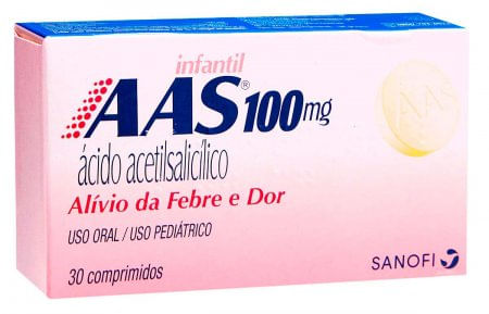 AAS Infantil 100mg com 30 Comprimidos - Hypera