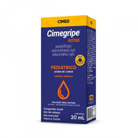 Cimegripe em Gotas com 20ml - Cimed
