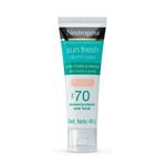 Neutrogena Protetor Solar Sun Fresh Pele Oleosa Clara Fps 70 40G