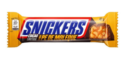 Chocolate Snickers Pé de Moleque - 42g