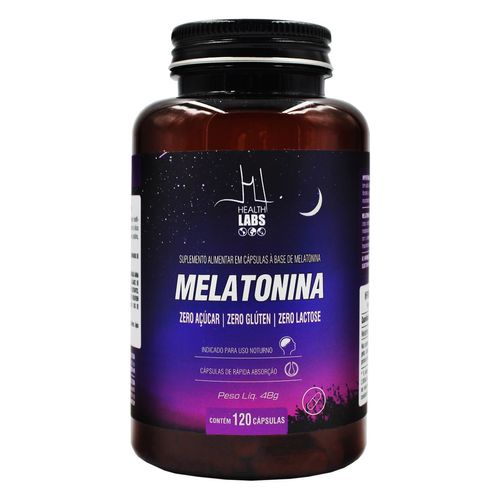 Melatonina com 120 Cápsulas - Health Labs