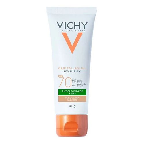 Protetor Solar Capital Soleil Purify Vichy Pele Clara FPS70 - 40g
