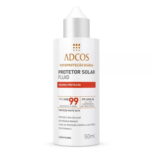 Protetor Solar Adcos Fluid Máxima Proteção FPS 99 50ml