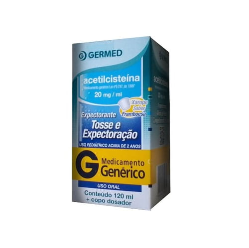 Acetilcisteína Xarope Infantil 120ml - Germed Genérico