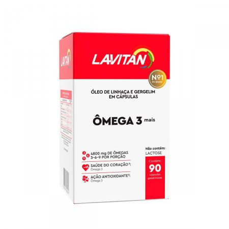 Lavitan Ômega 3 Mais com 90 Cápsulas - Cimed