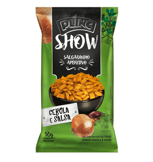 Salgadinho Plinc Show Cebola e Salsa - 50g