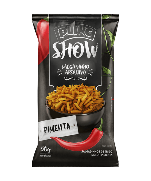 Salgadinho Plinc Show Pimenta - 50g