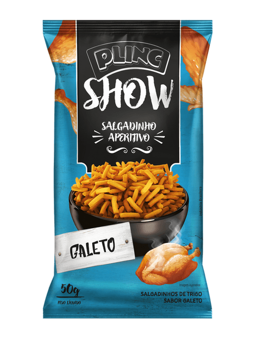 Salgadinho Plinc Show Galeto - 50g
