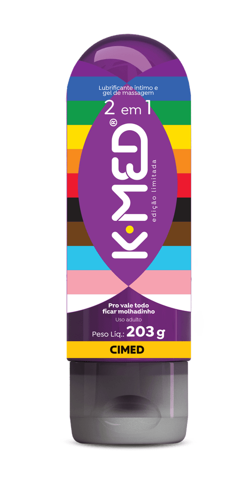 K-med 2 em 1 Gel LGBTQIA+ 200ml