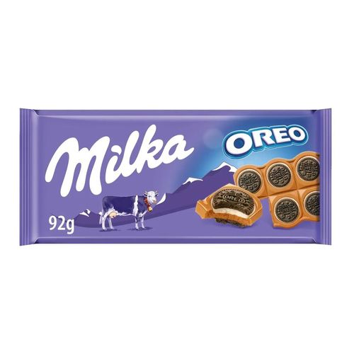 Barra de Chocolate Milka Oreo Sandwich 92g