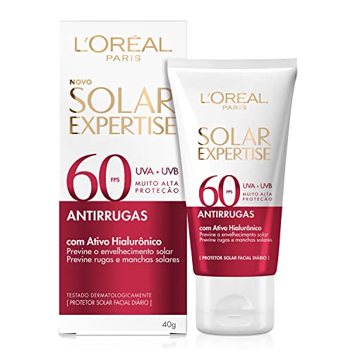 Protetor Solar L'Oréal Paris Solar Expertise Antirrugas FPS60 - 40g
