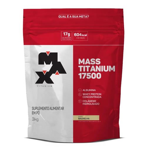 Mass Titanium Refil Baunilha - 3Kg
