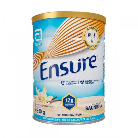 Suplemento Nutricional Ensure Pó Sabor Baunilha - 850g
