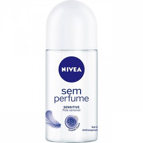 Desodorante Nivea Roll-On Feminino Sem Perfume - 50ml