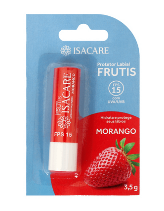 Protetor Labial Morango Fps15 - Isacare