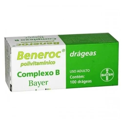 Beneroc com 100 Drágeas - Bayer