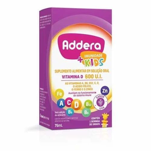 Addera + Imunidade Kids 600UI EMS Gotas 75ml
