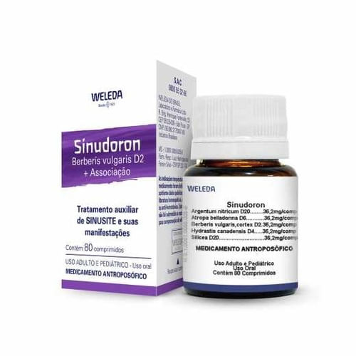Sinudoron Weleda 80 Comprimidos
