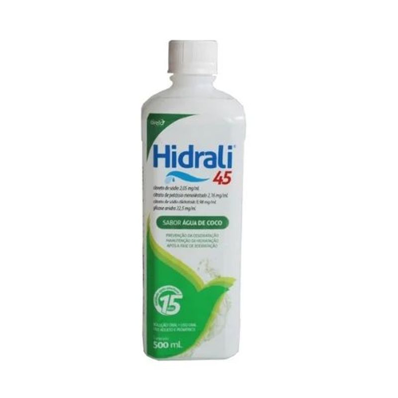 Hidrali 45 Sabor Água de Coco - 500ml