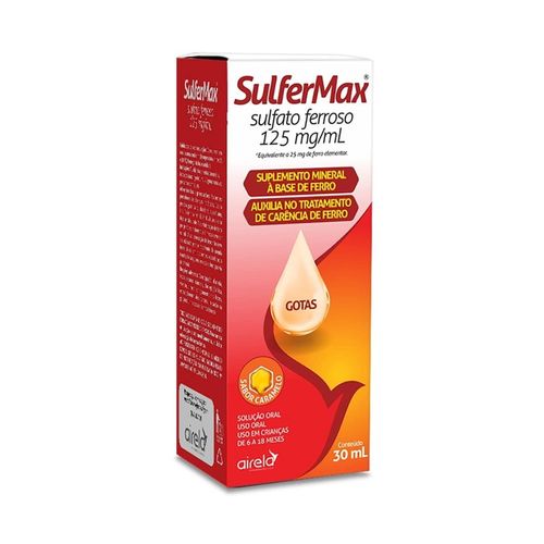 Sulfermax 125mg/mL Gotas Airela 30ml