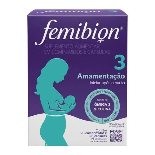 Femibion 3 com 28 Comprimidos + 28 Cápsulas