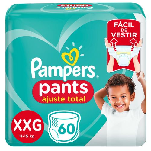 Fralda Pampers Pants Ajuste Total XXG com 60 Unidades