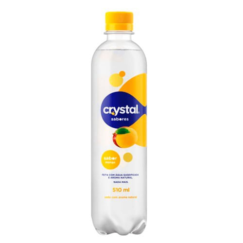 Água Saborizada Crystal Sabor Manga PET - 510ML