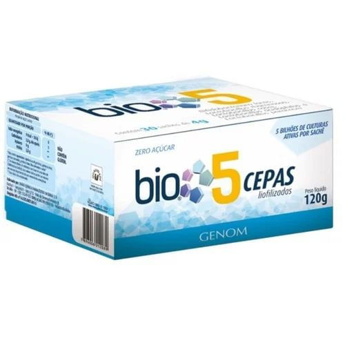 Bio 5 Cepas com 30 Sachês - União Química GENOM