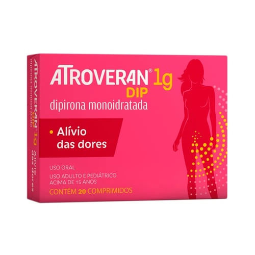 Atroveran Dip 1g com 20 Comprimidos - Hypera